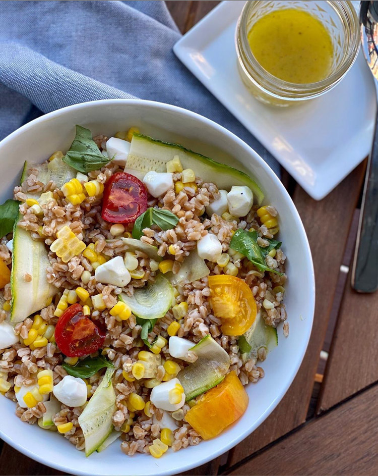 Farro salad